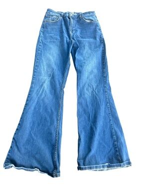 BDG Urban Outfitters Flare Jeans Womens 32 x 32 High Rise Medium Wash Denim